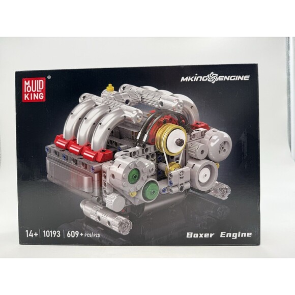 Mould King 10193 Mini V8 Engine Kits That Moves Building Blocks 609 Pcs 14+ STEM - Picture 7 of 16